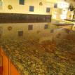A counter top of Tan Brown granite from India.